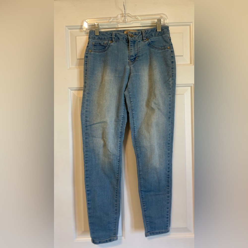 Blue Spice Faded Skinny Jeans